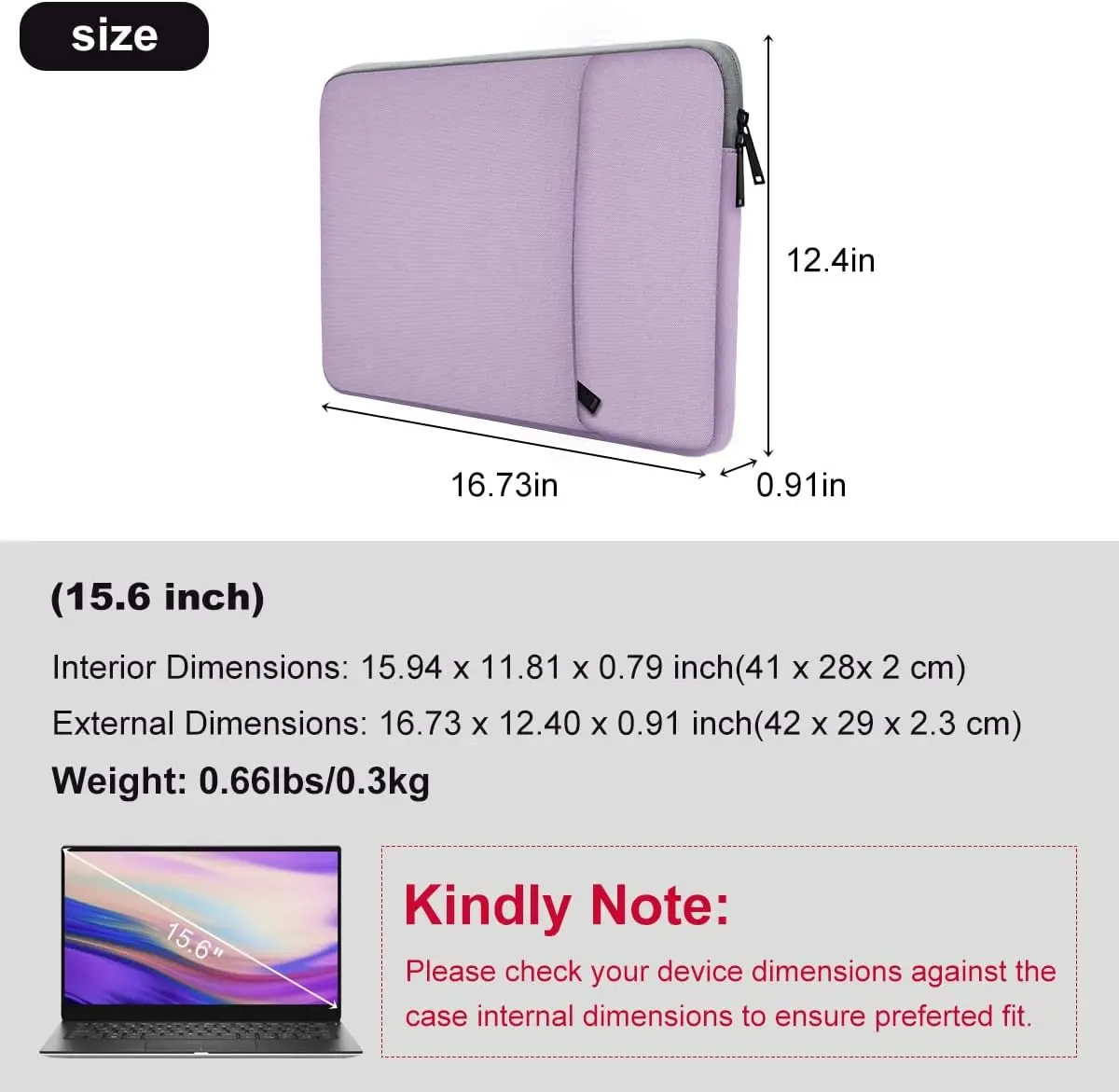 product 156 16 inch laptop case sleeve for hp 156 laptop computer bag carrying handbag with handle waterproof zipper-28