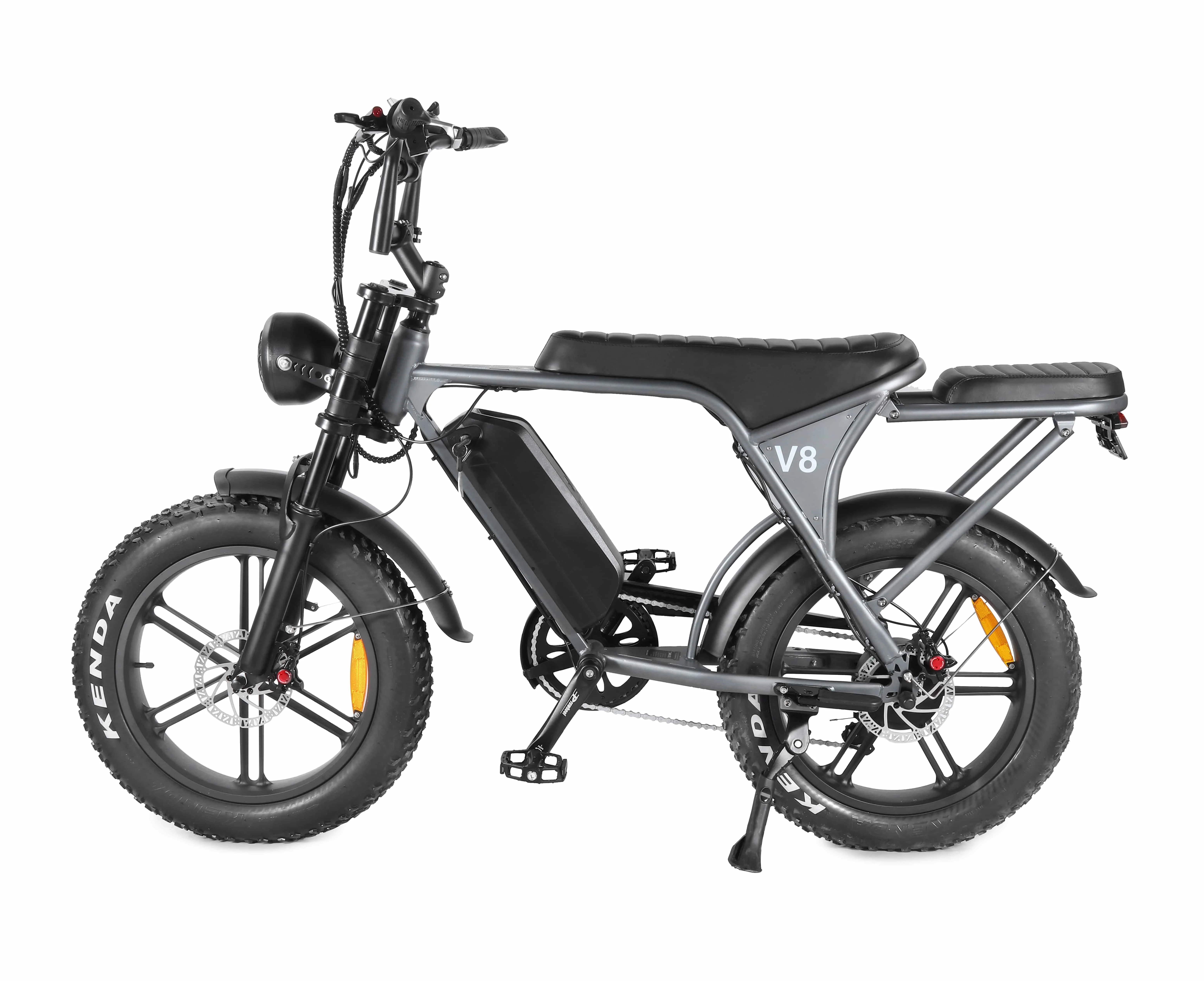 Tire Juiced Bikes Europe Ouxi V8 Electric Fat Bike 20 Inches Fat