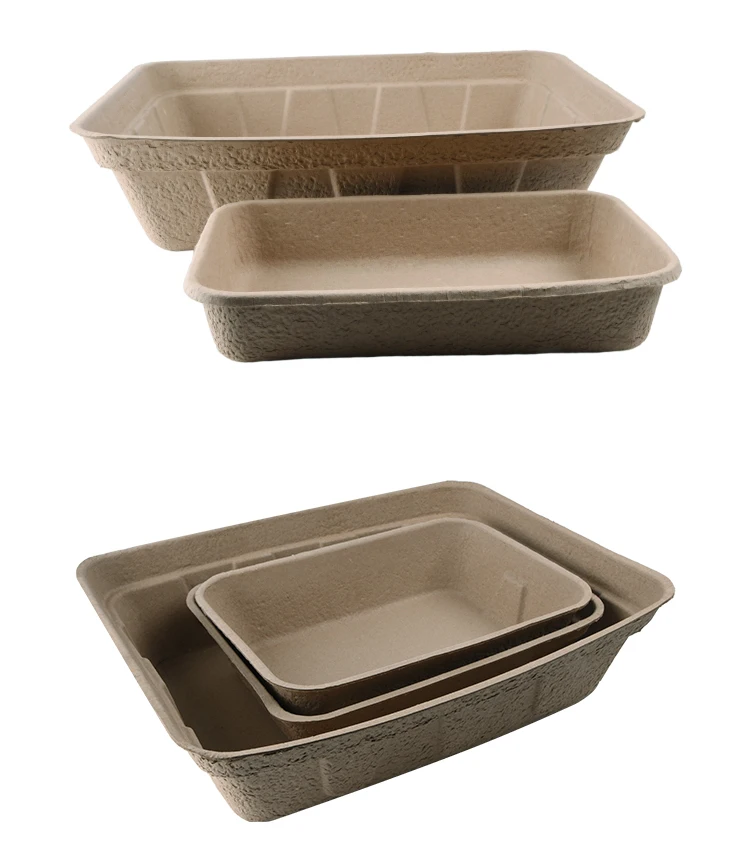 Cardboard Paper Fiber Disposable Cat Litter Box Cat Litter Basin Litter