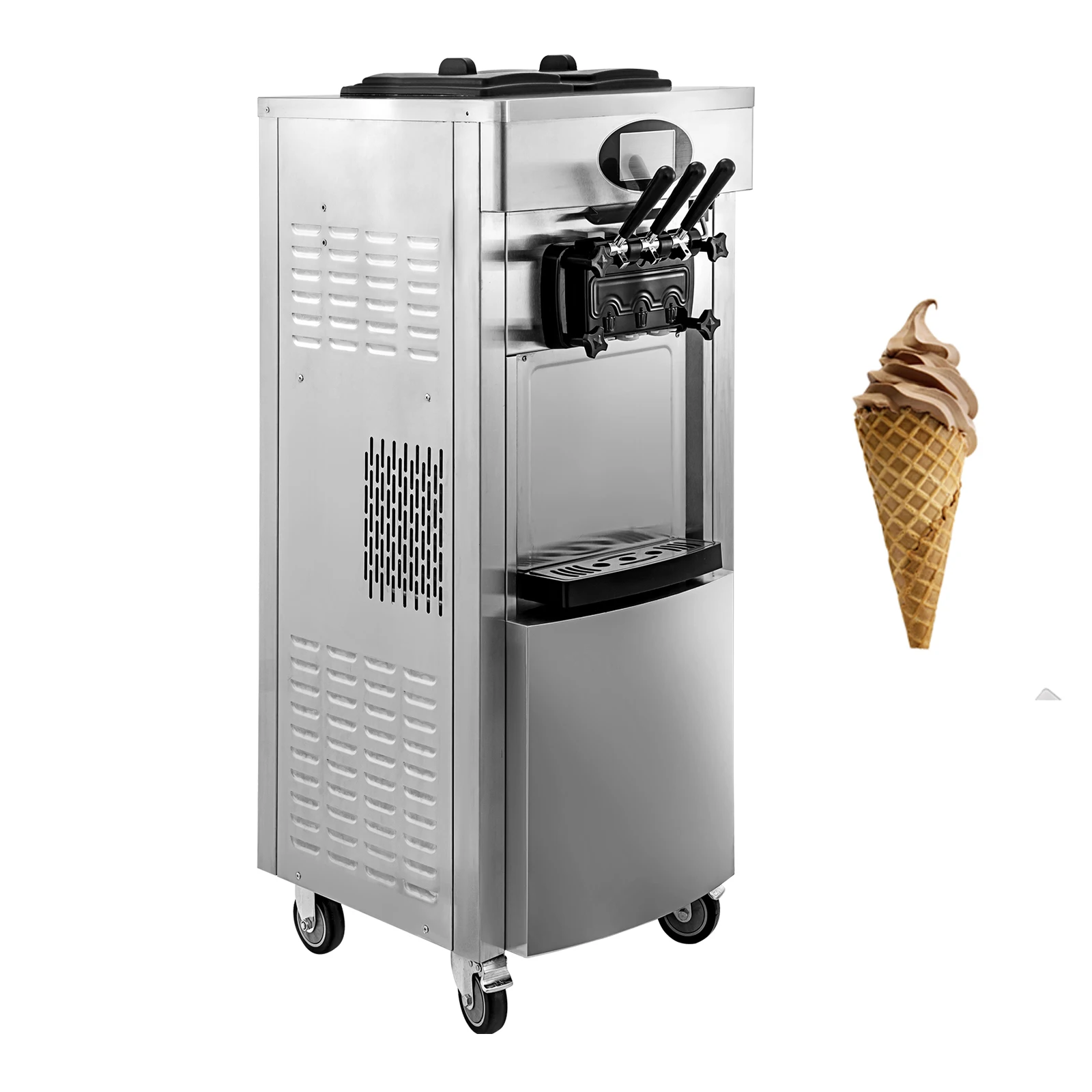 YKF-8228H напрямую с фабрики поставки машина мороженого/3 вкусов агрегат для производства мягкого мороженого