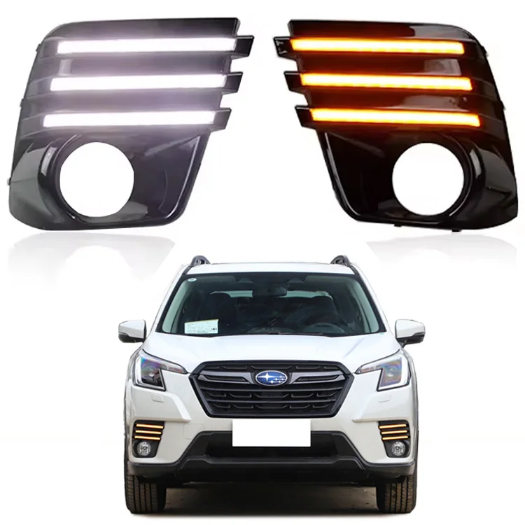 スバルフォレスター用フロントLEDデイタイムランニングライト2022 2023