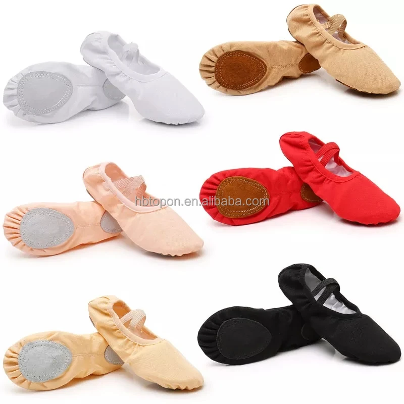 Wholesale Oem Ballet Pink Foldable Disposable Dance Shoes Cheap Girls