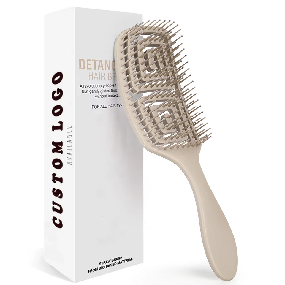 ヘアブラシ・コーム yuchi 迷路ブラシ 新デザイン MZ-006 もつれをほどく柔軟ヘアブラシ 迷路形状