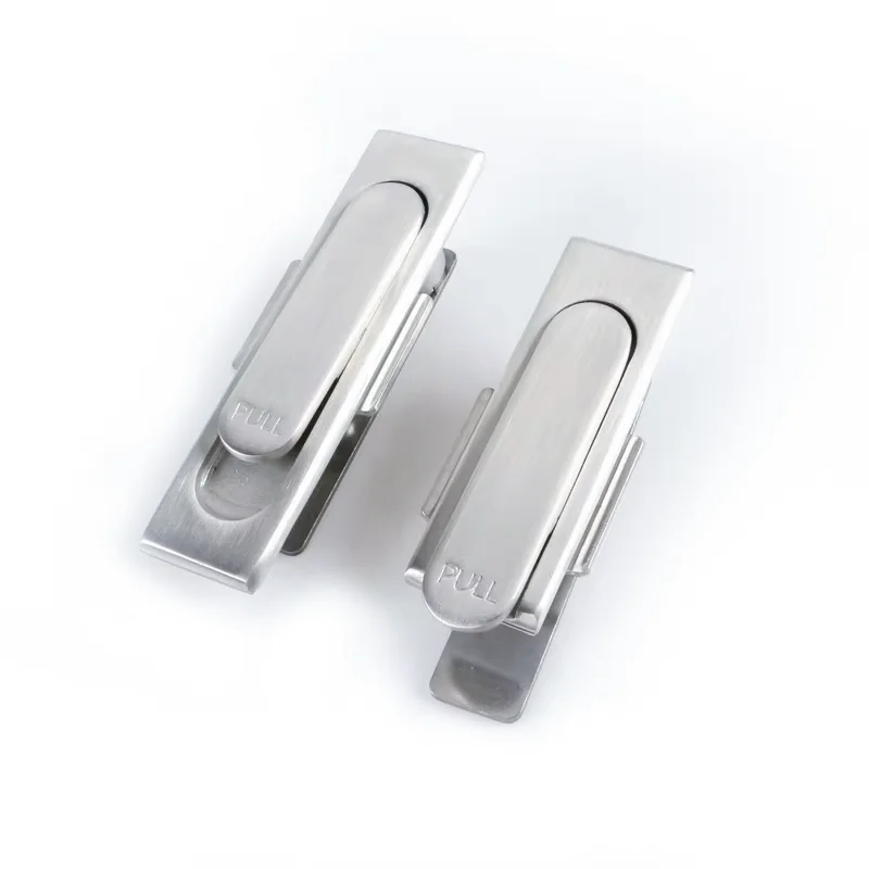 Stainless Steel Alloy MS717 Flat Lock for Distribution Box Cabinet Doors Cutting 6000 Series Decorations Application