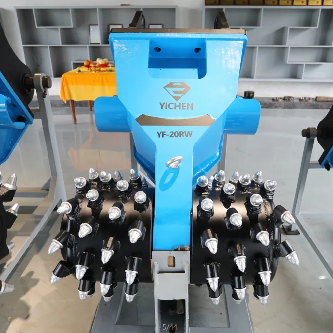 YF-20RW Mais Vendido Antiacido Alta Tecnologia Pode Ser Girado 360° Cortador de Tambor Acessório Cortador de Asfalto para Escavadeira