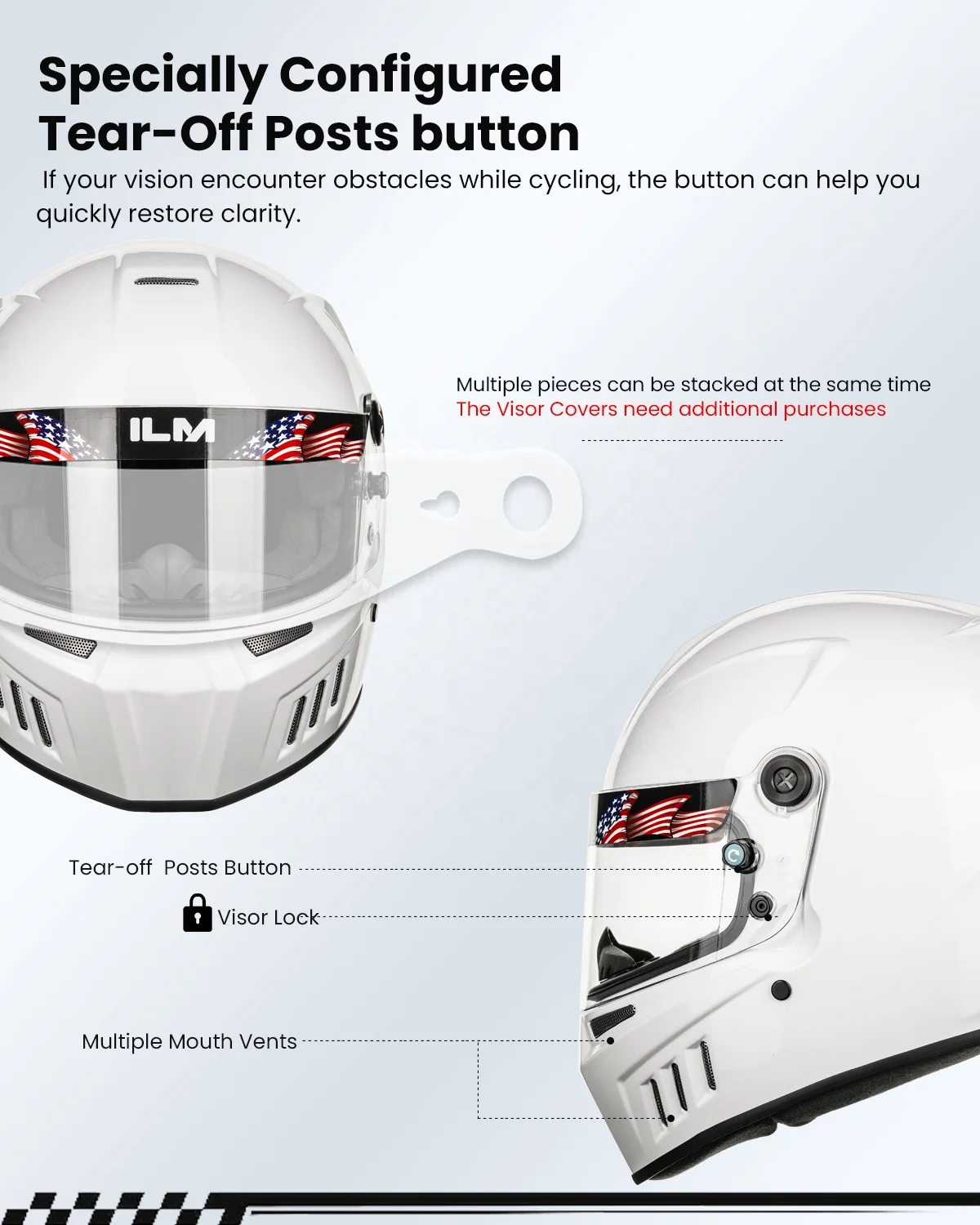 ILM Snell SA2020 Approved Auto Racing Helmets Lightweight 