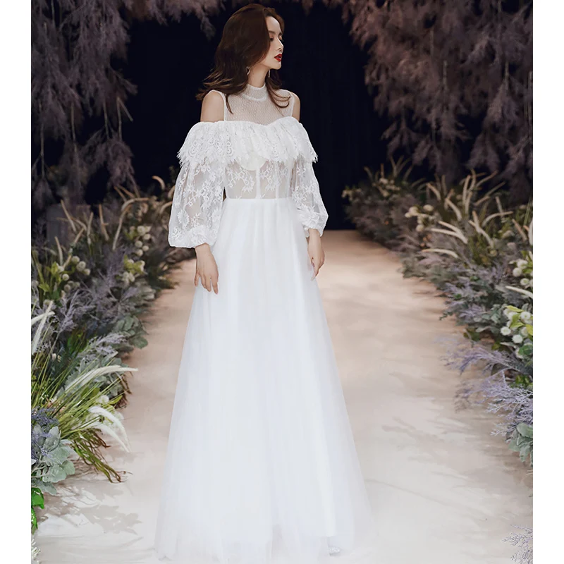 Ancient Vintage Victorian Era Beading Lace Bridal Wedding Dress Bride Gown Supplier Ancient Vintage Victorian Era Beading Lace Bridal Wedding Dress Bride Gown Supplier