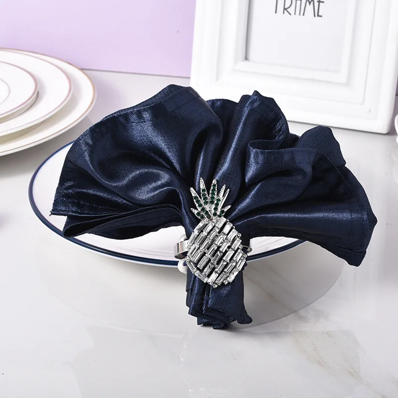 JYNXOR 12er-Set Serviettenringe Mit Perlen-Design - Elegante Tischdekoration Für Hochzeiten & Feiern