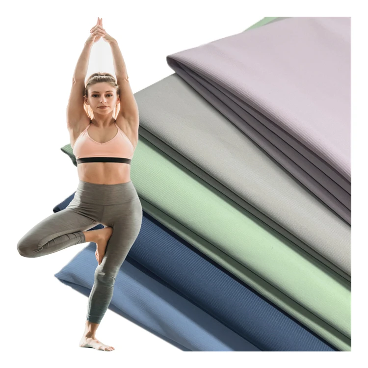 76% Nylon 24% Spandex Yoga Pants Stretch Fabric Gym Women Leggings