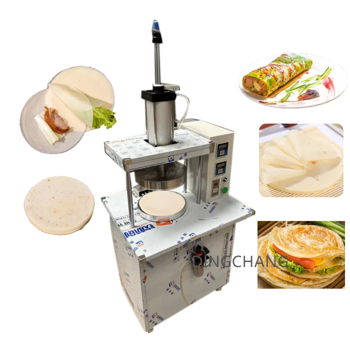Small Scale	chicken Shawarma Making Machine	press Roti	press Spring Roll Skin Half Cooked Roti Making Machine