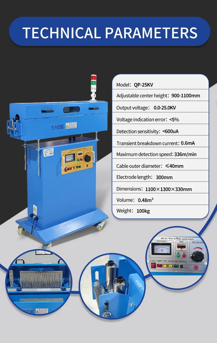Pinholes Broken Skin Wire Conduct Faults Extruder Production Line ...