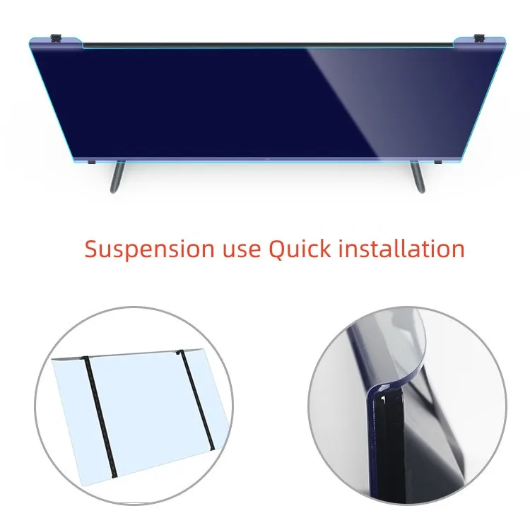 Acrylic Glass Screen Protector with Anti-Blue Light Feature Eye Protective Film for Computer Tv Screen Filter