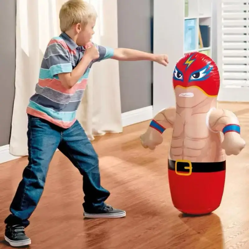 Cross-border Hot Sale Children Exercise Body Decompression Toys Park School Inflatable Tumbler