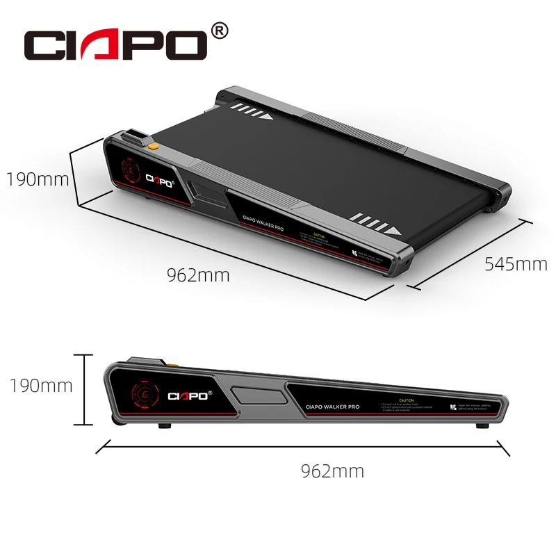 CIAPO Small Size Treadmill for Home Use Smart Walking Pad Tread Mill Mini Walk