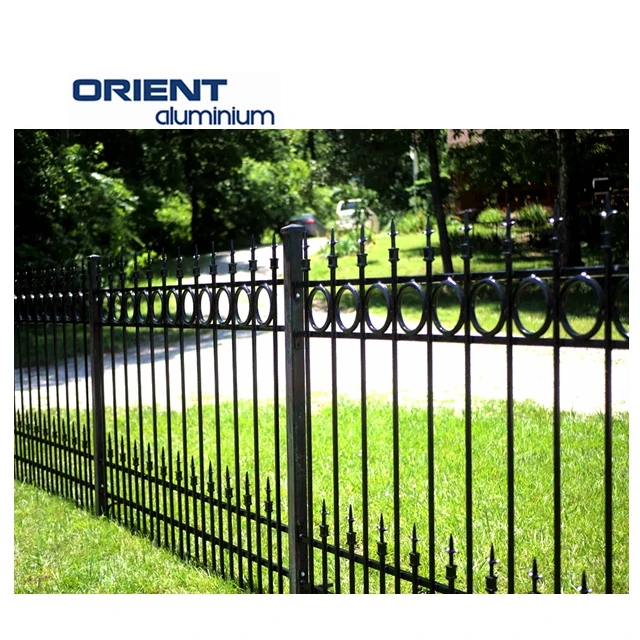Outdoor Yard Modern Tubular Picket Fences and Gates Cheap White Simple Grill Boundary Wall Design for Houses China Balcony Fence