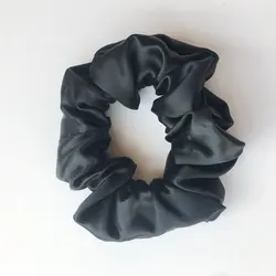High Quality 22Momme 3.5CM Mulberry Silk Scrunchy 100% Real Silk Scrunchie With Gift Box