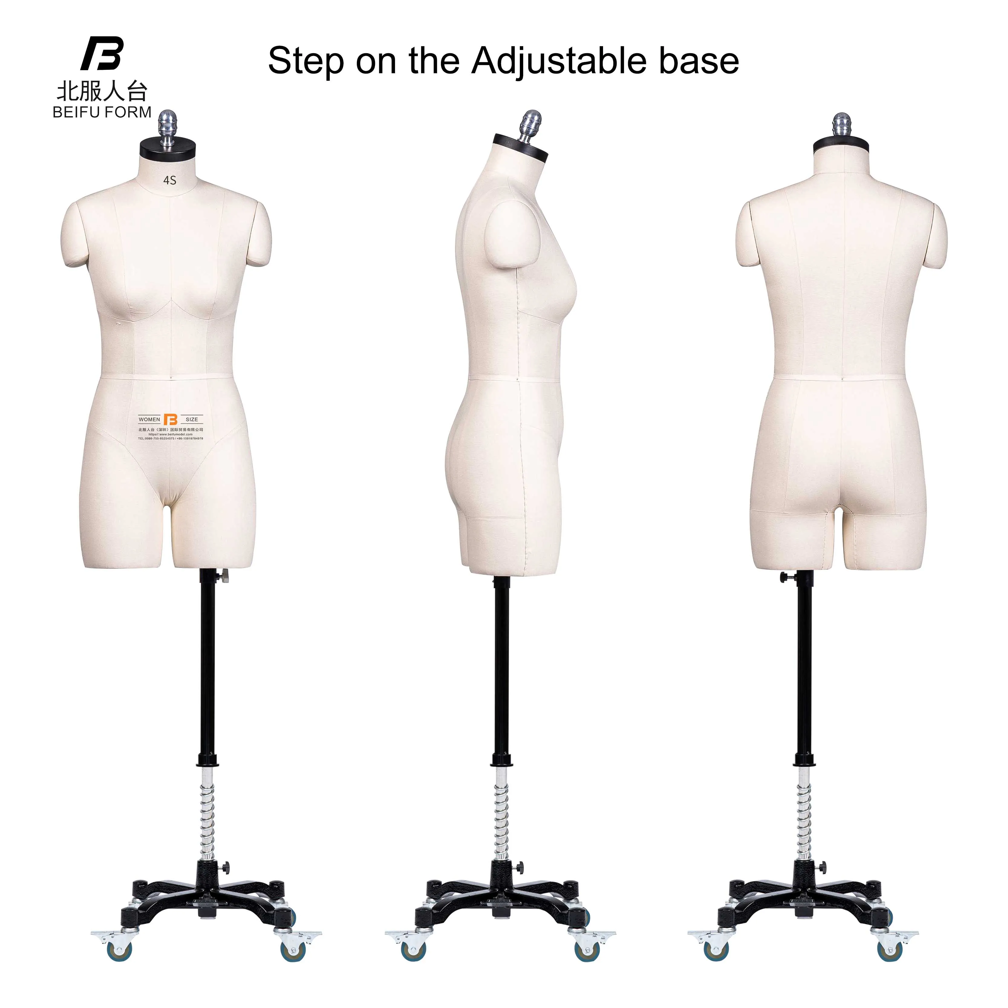 Beifuform Female Dressform Mannequin Dummy Manikin USA ASTM Size