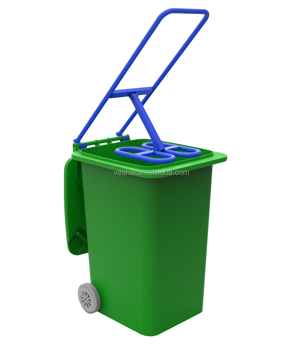 Manual Hand Compactor For 120L/240L/360L Wheelie Bins, Space