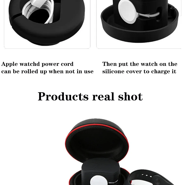 Bærbar eva rejsetaske til smartwatch opladerholder_voghion.com