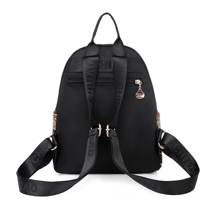 Fashionable Printing Patterns Urban Style Teens PU School Backpack Bag