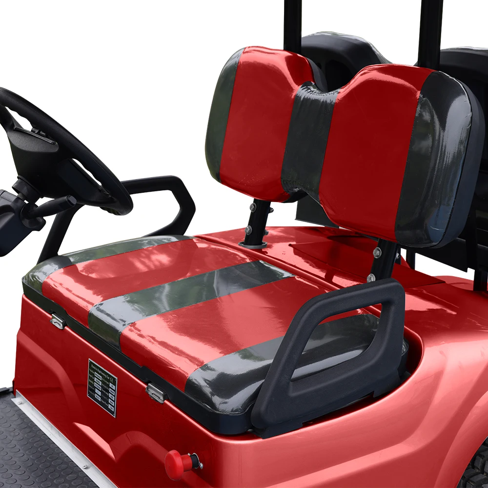 product luxury 2024 golf cart with air conditioner electric truck 4x4 6 seater rims 72v lithium golf cart-64