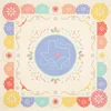 Club social rose pastel - Tapis du Texas