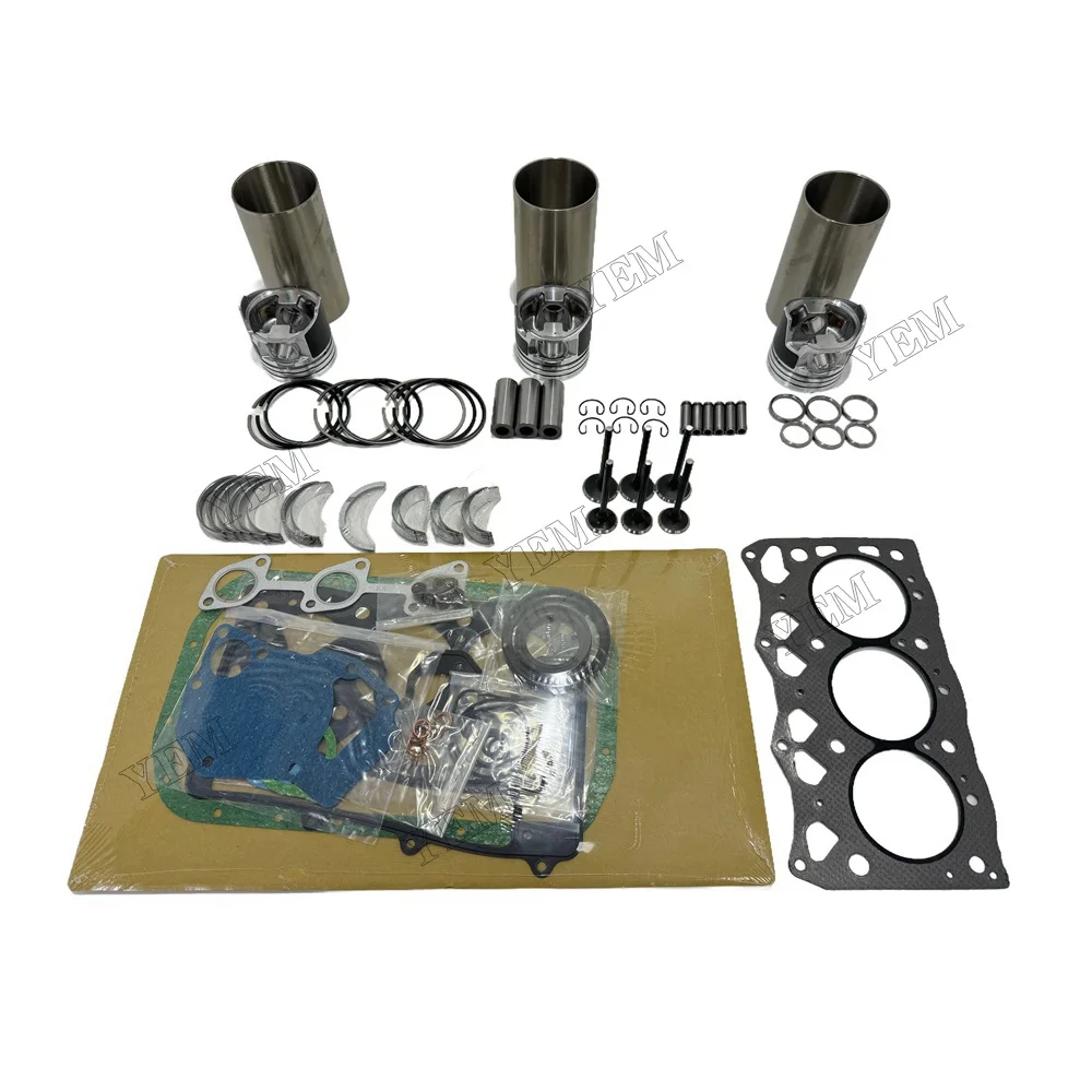 For Isuzu 3LD2 Engine Overhaul Repair Kit Engine Part Gasket Piston Set