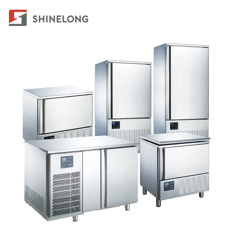 Shinelong Quick Freezing Blast Freezer Machine Standing Shock Freezer Blast Chiller for Meat
