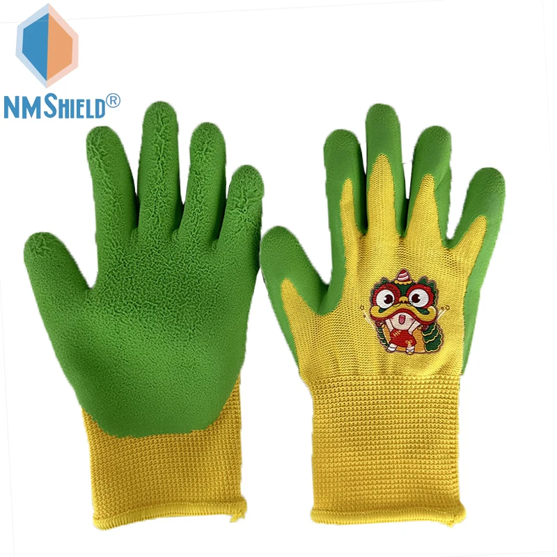 Nmshield Polyester Children's Glove Kid Gloves Garden Work Protection