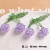Amuleto de cereza morada
