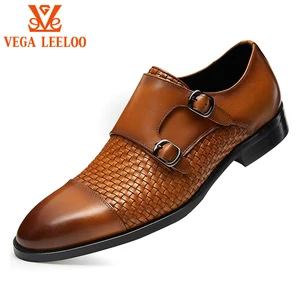 Brand Design Leisure Men's Leather Shoes Quality Business Casual Dress Shoes