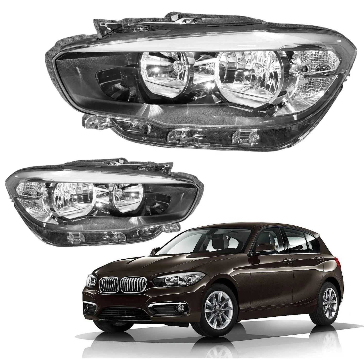 F20 Angle Eye Halogen Headlights for Bmw 1 Series F20 63117358391 63117358392
