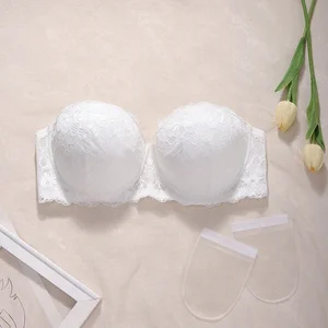 Fashion Women's Sexy Plus Size Lace Lift up Underwear Without Straps