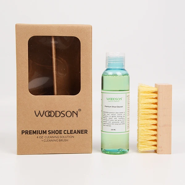 WOODSON Factory Directly 200 ml Sneaker Shoe Cleaner Kit Shoe Fabric Cleaning Liquid Remove Stains With PP Brush
