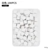11 cm white cotton padded balls-100 pcs boxed