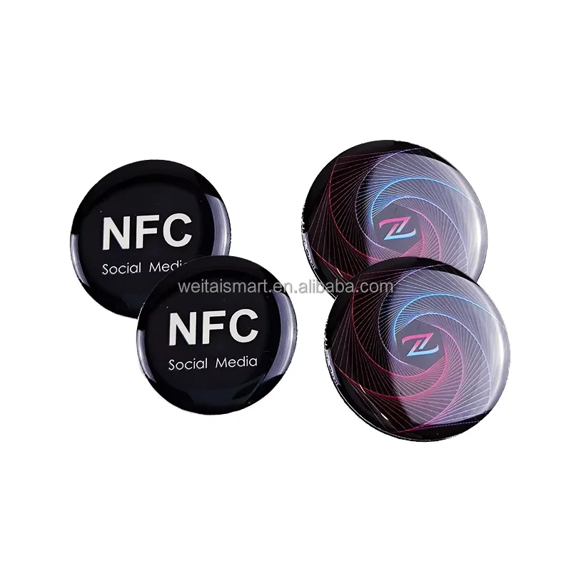 High Quality Customized PET PVC RFID Smart Card 13.56MHz NTG213 215 216 Chip Contactless NFC 25mm ISO Model Blank Business Card