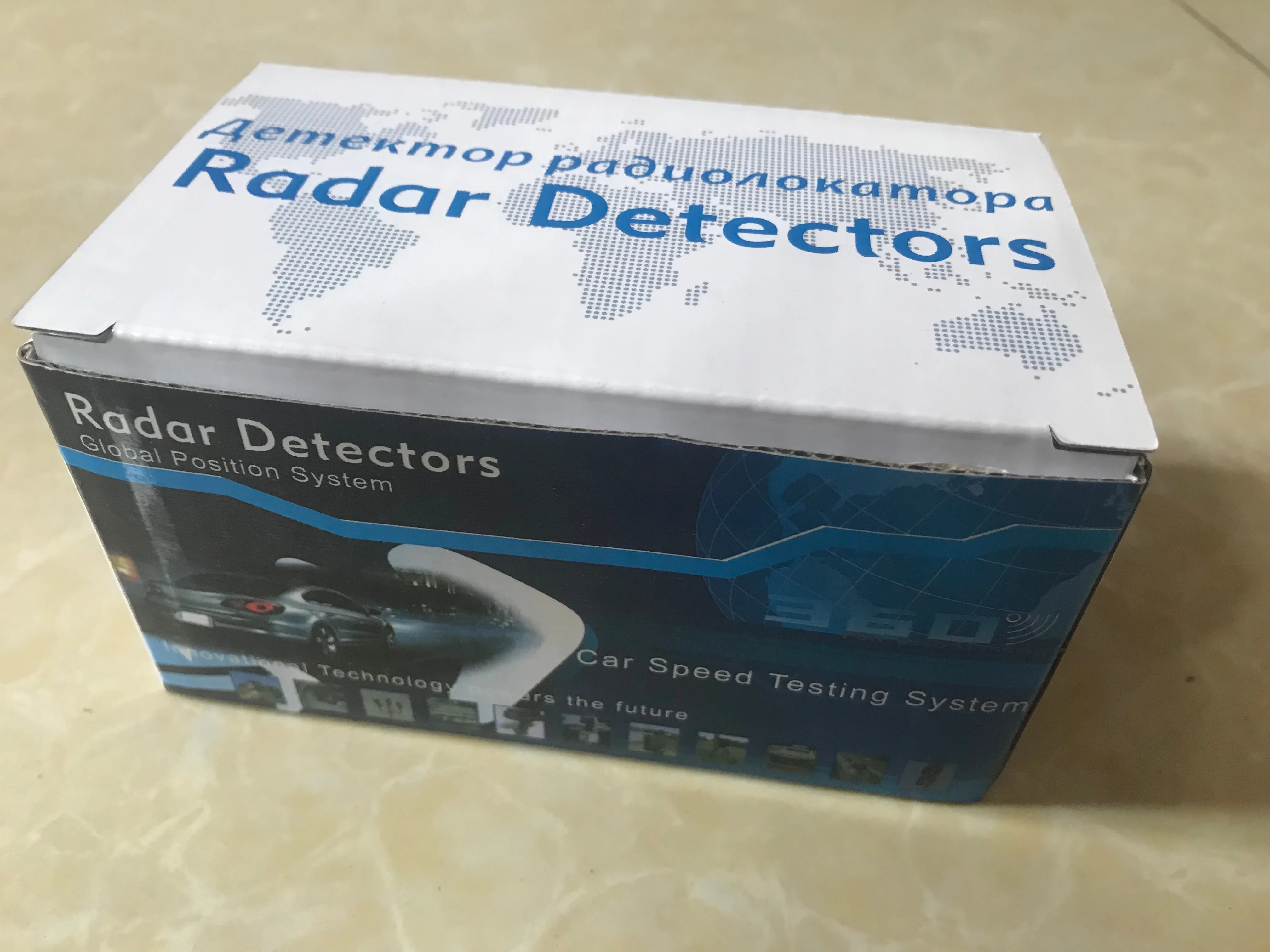 V7 E8 V9 Black Box Radar Speed Detector With 360 Led Display Flow