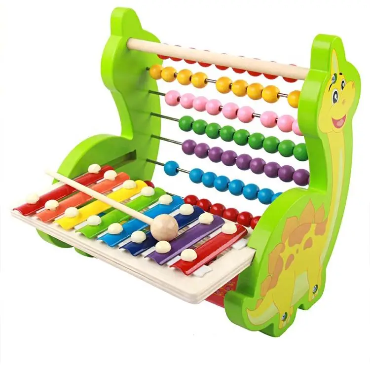 Детский музыкальный инструмент деревянный ксилофон
