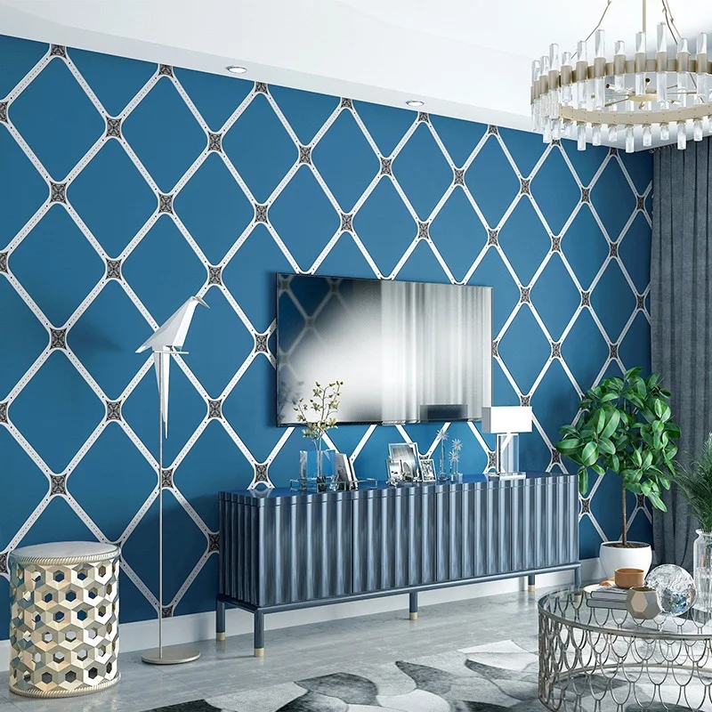 Nordic Style Geometric Pattern Lines Modern Minimalist Vertical Stripes Luxury Wallpaper for Living Room