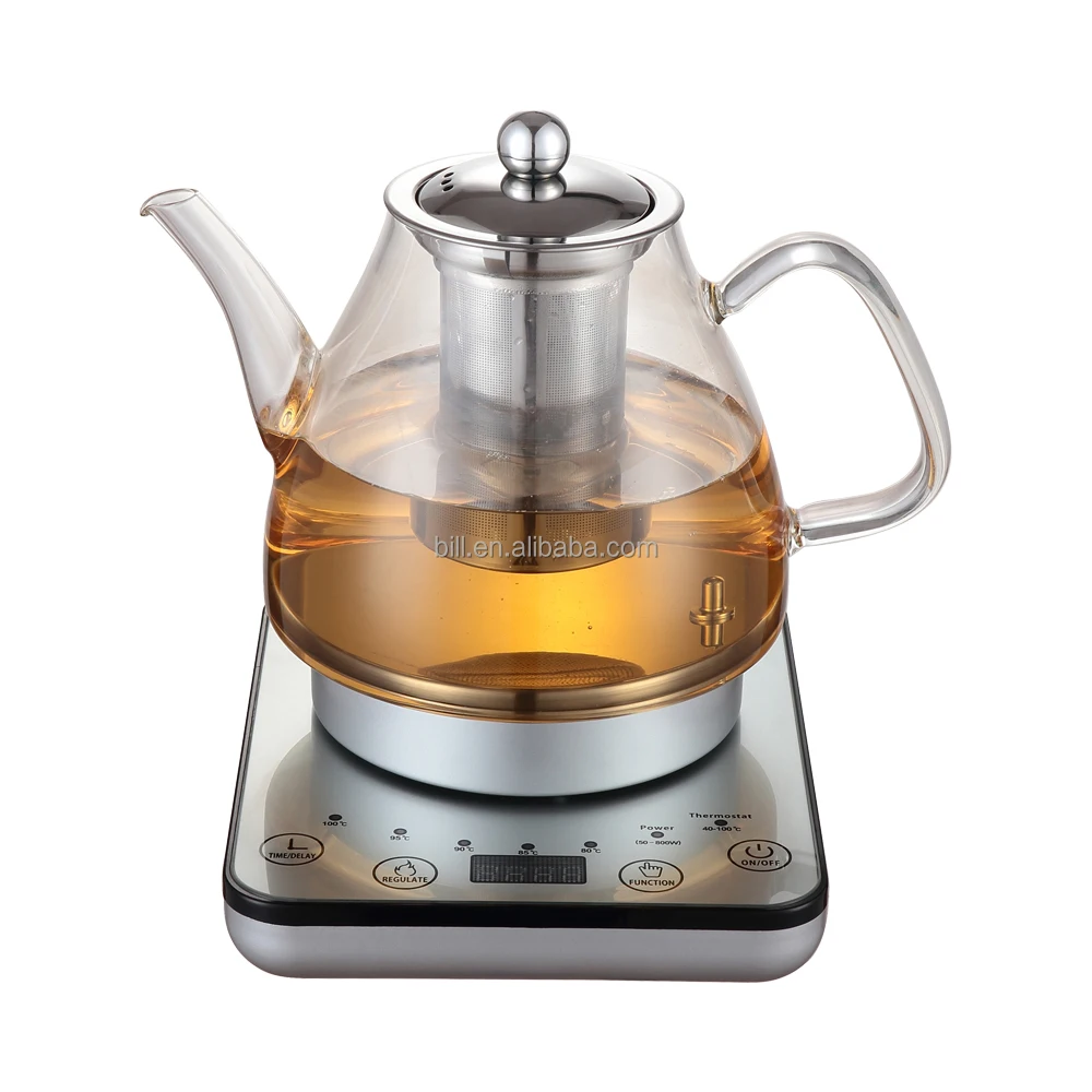 electric tea kettle with strainer