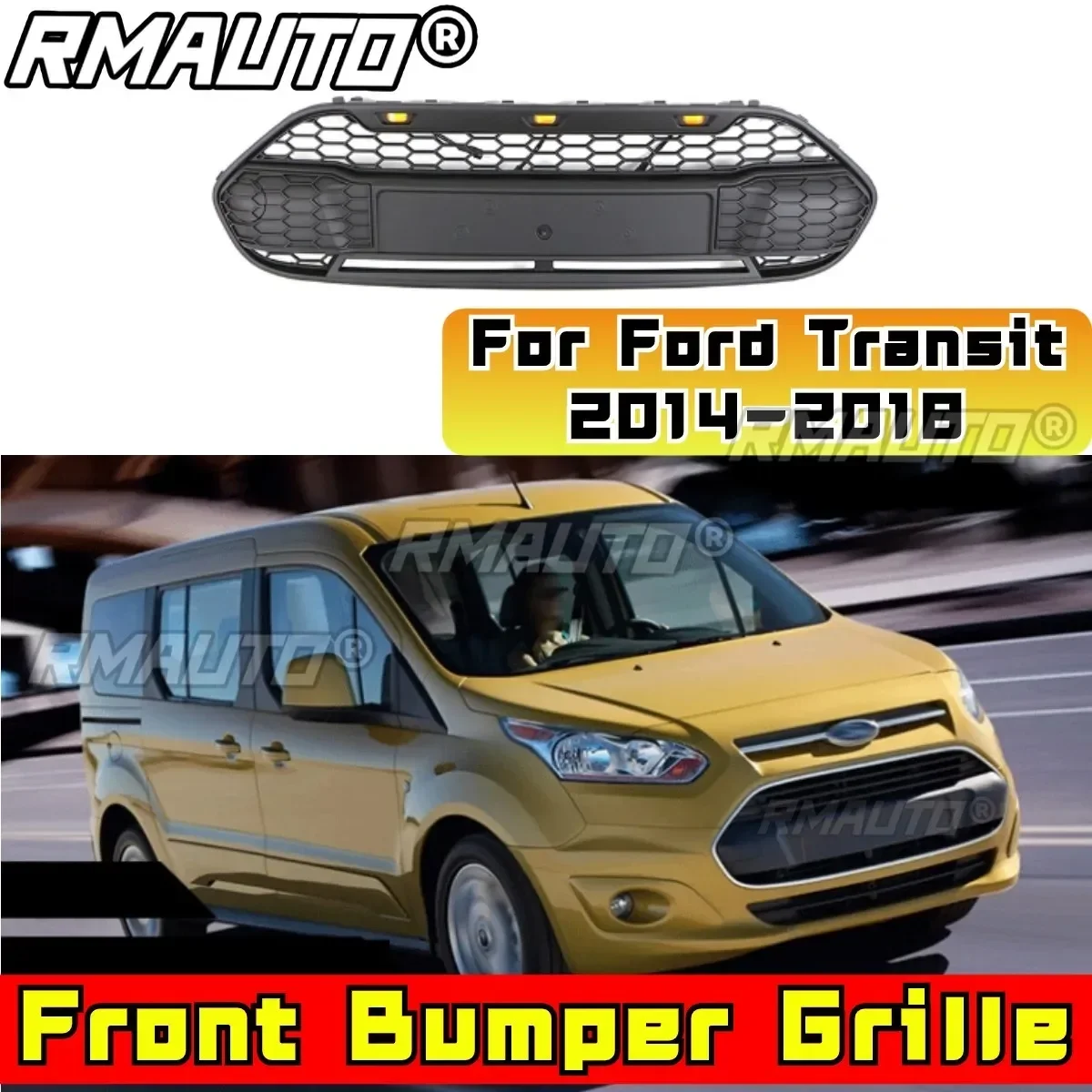 Bumper Grill for Ford Transit 2014-2018 North America CONNECT