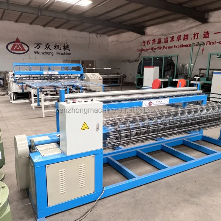 2024 Factory Priced CNC Fully Automatic BRC Wire Mesh Making Machine for Construction Industries Welding Roll Mesh
