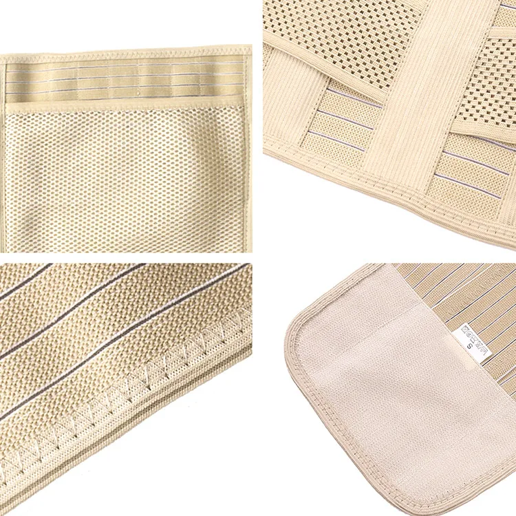 Breathable Mesh Lower Back Waist Support Brace Lumbar Waist Support Belt for Relieving Low Back Pain