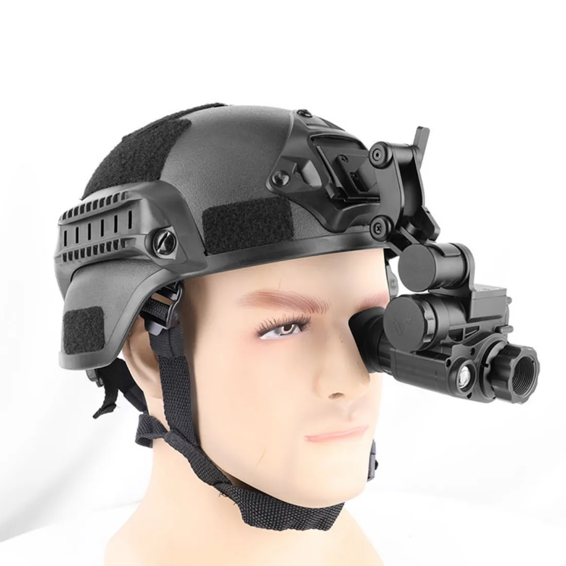 Nvg10 Helmet Night Vision Goggles 1920x1080p Green Head Night Vision