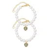 Collar de perlas (corazón verde)