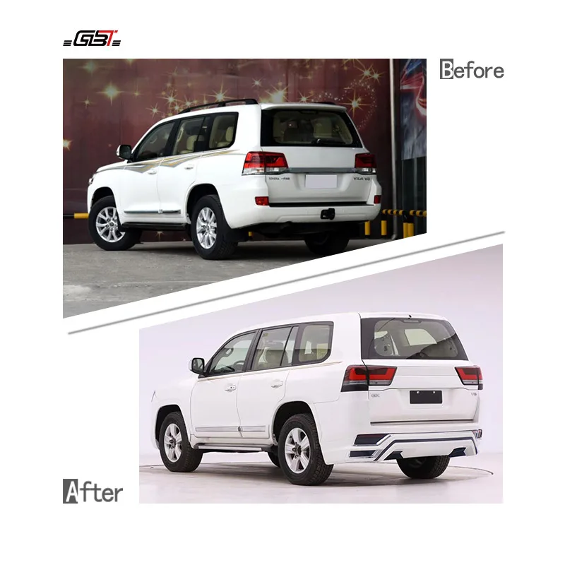 GBT Popular Land Cruiser 200 to LC300 Bumper Headlight Body Kit Tuning Parts for 2008-2020 Toyota LC200 Upgrade Conversion Kit
