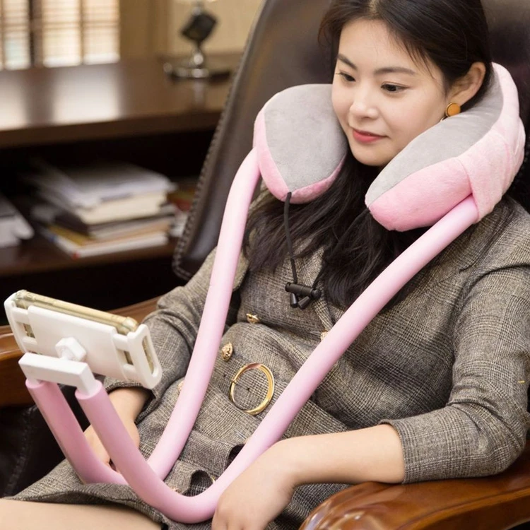 Gooseneck Phone Holder for Bed Flexible Portable