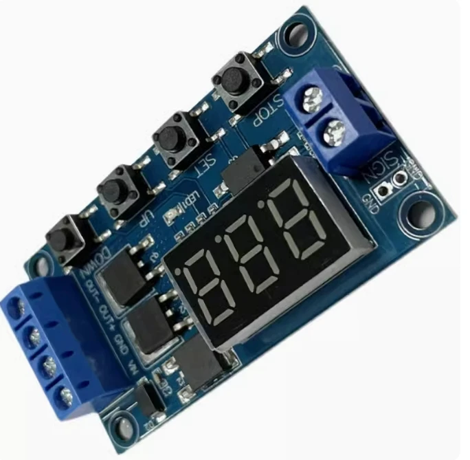 5V 12V 24V Time Delay Relay Module Delay Off Cycle Timer 0.01s