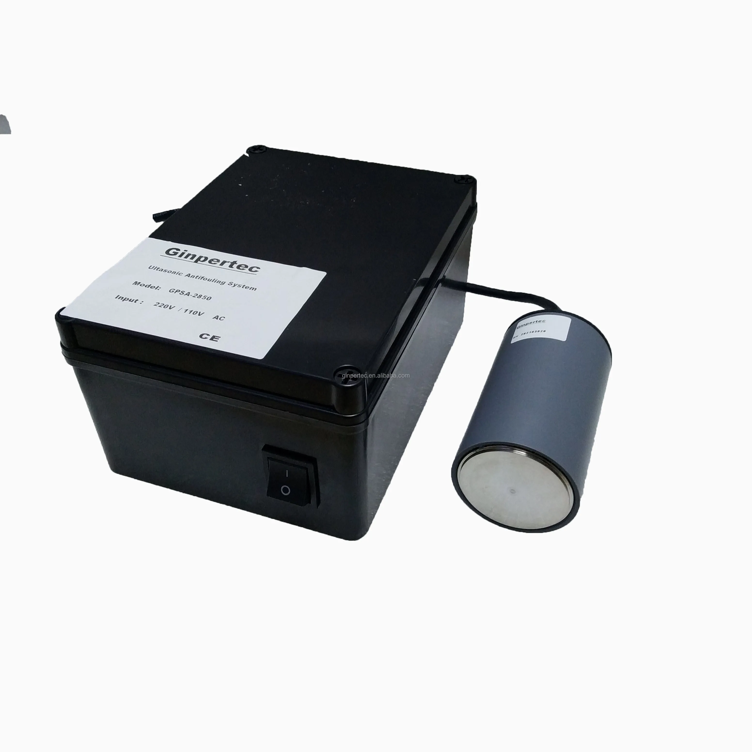 Ginpertec Ultrasonic Antifouling System for  Box Coolers From Marine Growth with Copper ICAF Anodes