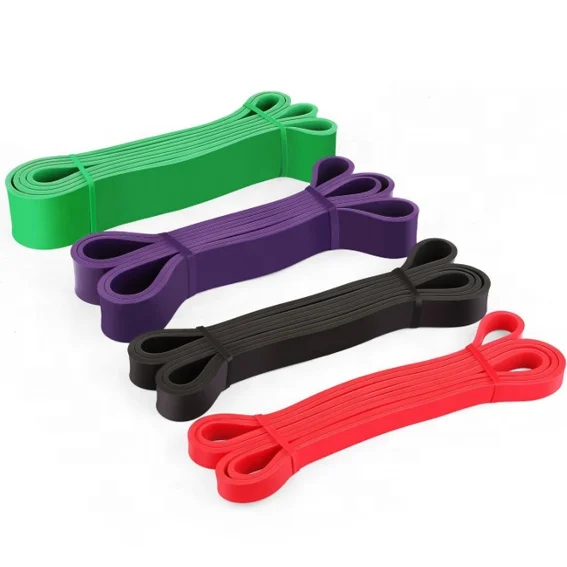 Оптовая продажа, повязки для фитнеса, домашний тренажерный зал, повязка для силовых упражнений, набор эластичных лент из латекса на заказ